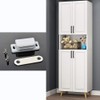 12Pack Magnetic Cabinet Door Latch Catch Closures Cabinet Catch for