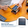 sourcing map 2PCS 4V 0.4W 0.1A Mini Solar Panels for
