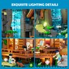 Lumibricks Waterfall-Cabin Lighting Building-Bricks Set - 2539 Pcs Retro Waterfall
