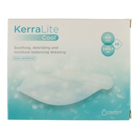 SOLVENTUM CORPORATION KerraLite Cool Border Hydrogel Sheet Cover Dressing Combination 6" x 6" BX of 5