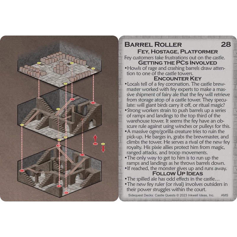 Inkwell Ideas Sidequest Decks: Castle Quests