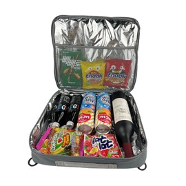 Deck Cooler Bag, 11lL Paddle Board Cooler Portable Waterproof Insulated Surf Sup Storage Bag (Grey)