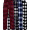 Andrew Scott Men's 4 Pack Cotton Flannel Pajama Sleep Pant