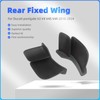 Motorcycle Rear Tail Spoiler Wing Fairing,ABS Carbon Fiber, Compatible with