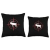 Elk Target Bowman Throw Pillow, 16x16, Multicolor