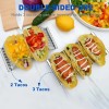 Unbranded Taco Holders Set of 6, Stainless Steel Holder Stand,