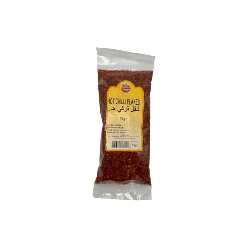 SAFA Hot Chilli Flakes 100g | Premium Crushed Chilli |