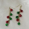 Cute Jingle Bell Xmas Drop Dangle Studs Earrings for Women