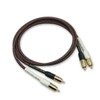 Analysis Chocolate Oval-In RCA interconnect pair 0.5M - New