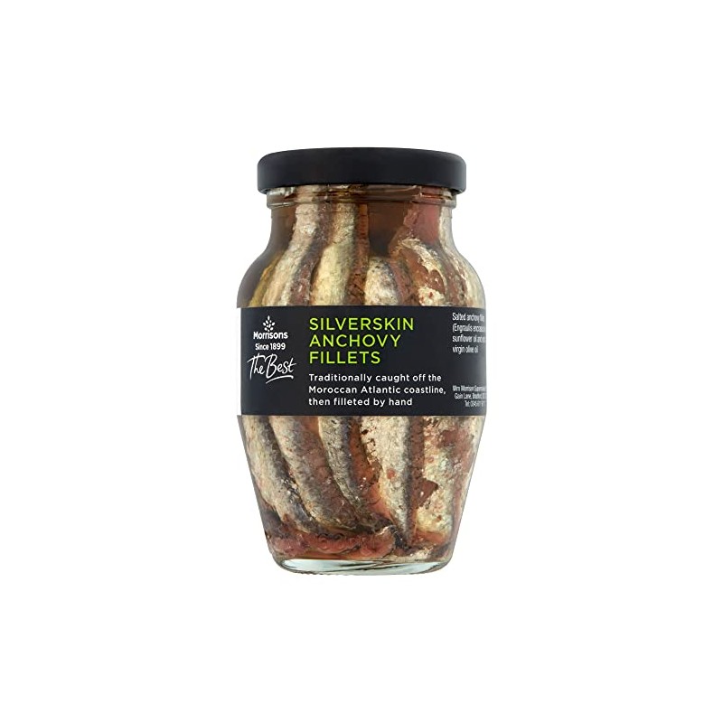 Morrisons The Best Silverskin Anchovy Fillets 155g