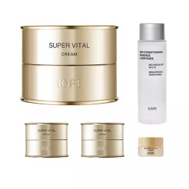 IOPE 아이오페 슈퍼바이탈크림 50ml + 크림28ml + 에센스48ml IOPE Super Vital Cream 50ml + Cream 28ml + Essence 48ml