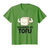 Alimentato da Tofu Vegan Vegetariano Amore Tofu Maglietta