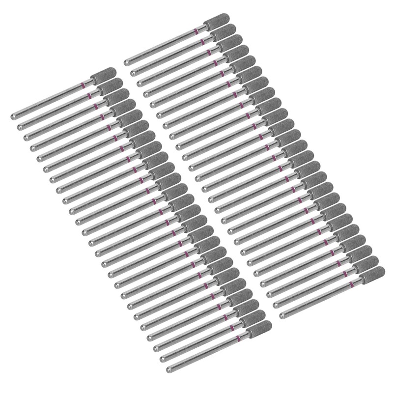 50pcs Carborundum Nail Drill Bits Remove Dead Skin Universal Nail