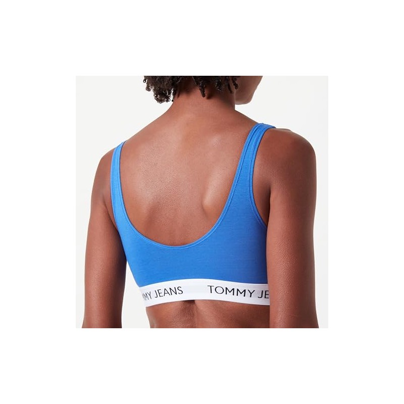 Tommy Jeans Women's Cut Out Bralette, blue