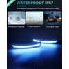 PWOBVZ Dynamic Blue LED Side Marker Light for Dodge Charger