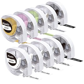 10 x Phomemo P12/P12 PRO/LT12 Thermal Transfer and Thermal Label Tape Combination for Outdoor and Indoor Use 12 mm x 4 m Q5-335/Q5-HL131/Q5-LMG31/Q5-MQP37/Q5-TB131(2),Q5-TB231/Q5-TB833 1 label tape