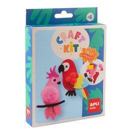APLI Kids 19883 Felt Bird Craft Kit with Materials Creative Activity for Children Aged 6+