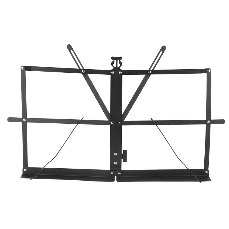 Folding Sheet Music Stand Metal Adjustable Portable Foldable Desktop Table