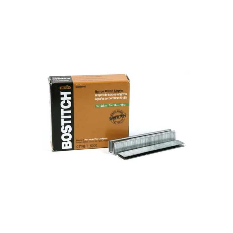 Bostitch 7/8 in. 18 Gauge 7/32 in. Narrow Crown Finish