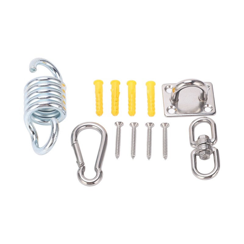 Stainless Steel Ceiling Hammock Hanging Kit 551lb Capacity Suspension Hook