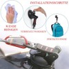 KOMUNJ Pack of 4 Suction Cup Hooks Camping with Attachment,