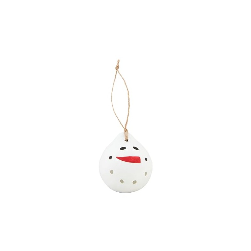 Mud Pie Ornament, Snowman, 3" Dia