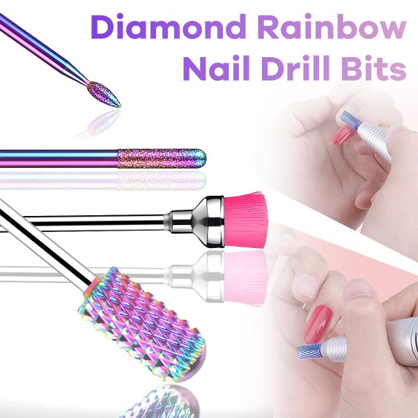 Unbranded 10/set Nail Art Grinding Drill Bits Electric Manicure Machine
