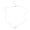 Silver Pendant Necklace Beautiful Elegant Adjustable Cute Dove Bird Pendant