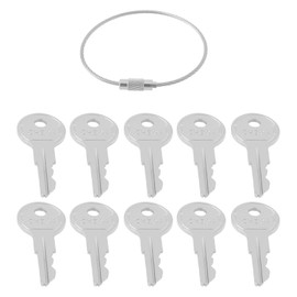 OTOTEC 10Pcs Toolbox Keys Truck Tool Box Lock Key with Keychain CH501 Compatible with Knapheide 30830640 Truck Tool Box Lock Latch