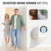 Door Stop for Floor Mounting, Solid Stainless Steel, Diameter 5.4