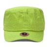 TOP HEADWEAR Grenadier Adjustable Basic GI Cadet Cap - Lime