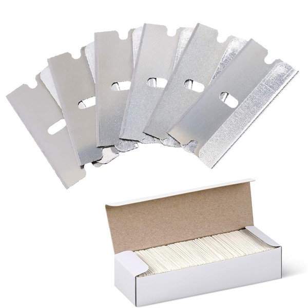 Great Andrew Single Edge Razor Blades, 100 Pack Straight Edge