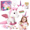 Qukir Unicorn Gifts for Girls, Unicorn Cuddly Toy Gift Girls
