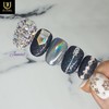 Wedding dress handmade nail tips - Long stiletto / 웨딩드레스