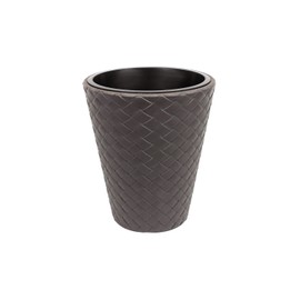 Prosper Plast DBMT300-440U 3 x 35 cm Matub Flowerpot - Dark Brown