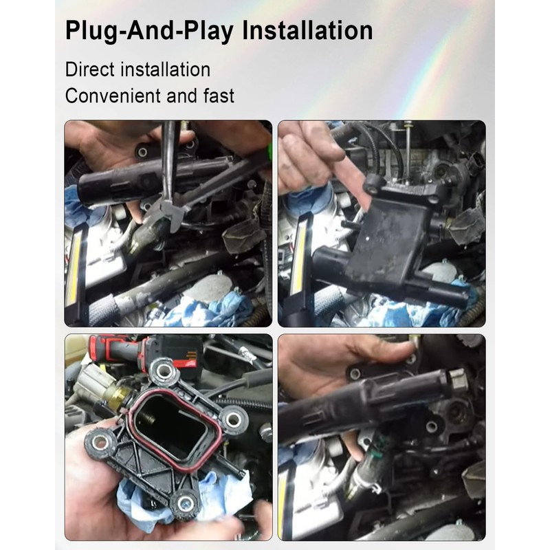 Engine Coolant Water Outlet Compatible with Ford Escape Focus Fusion