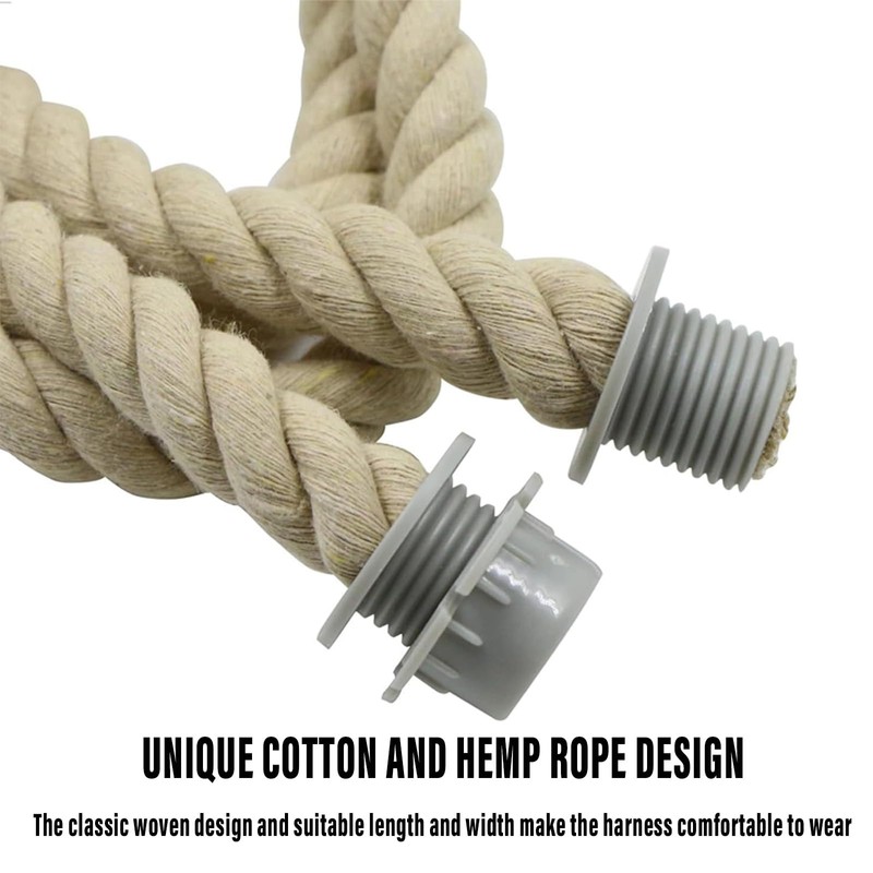 JOOTUEPO 2 Beige Rope Handles, Handle Rope Replacement Chain Strap,