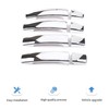 DIYUCAR Chrome Door Handle Trim for Discovery 4 2010-2016 LR4