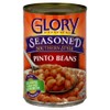 Glory Foods, Seasoned Pinto Beans, 15.5oz Can (Pack of 6)