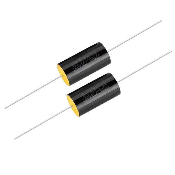 Ticfox Capacitor, 2 Pieces Frequency Splitter Capacitor for Audio Speakers.