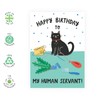 CENTRAL 23 Cat Birthday Card from Fur Baby - Cute
