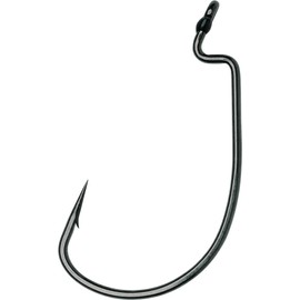 VMC, Heavy Duty Wide Gap Hook, 2/0 Hook Size, Black/Nickel, Package of 6 (HDWG#2/0BNPP)