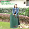 3 x 120L Garden Waste Bags,Waterproof Heavy Duty Large Refuse