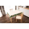 明和 Gravure Tablecloth Green 120 cm by 150 cm Scandinavian