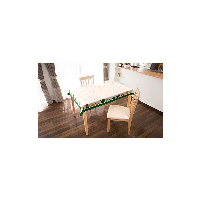 明和 Gravure Tablecloth Green 120 cm by 150 cm Scandinavian