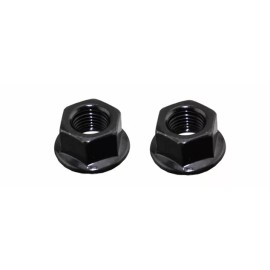 F&R NEW! 24TEETH AXLE NUT 3/8 AXLE USED FOR COASTER WHEEL IN BLACK SOLD BY PAIR.
