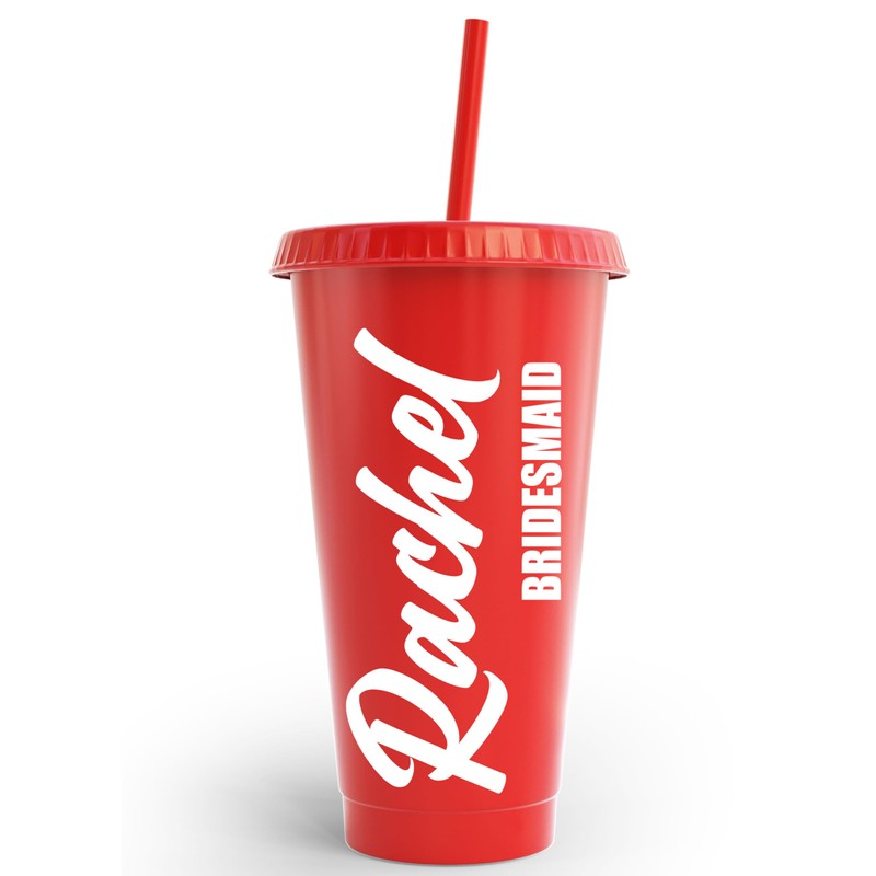 Generic Bride Party Wedding Tumbler Cup 24oz Plastic Cold Cup