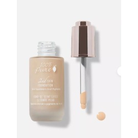 100% pure 2nd skin foundation SHADE 1 Neutral foundation with slightly 1.18 floz