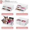 Sorbus Large Makeup Organizer - Stackable Jewelry & Makeup Organizer