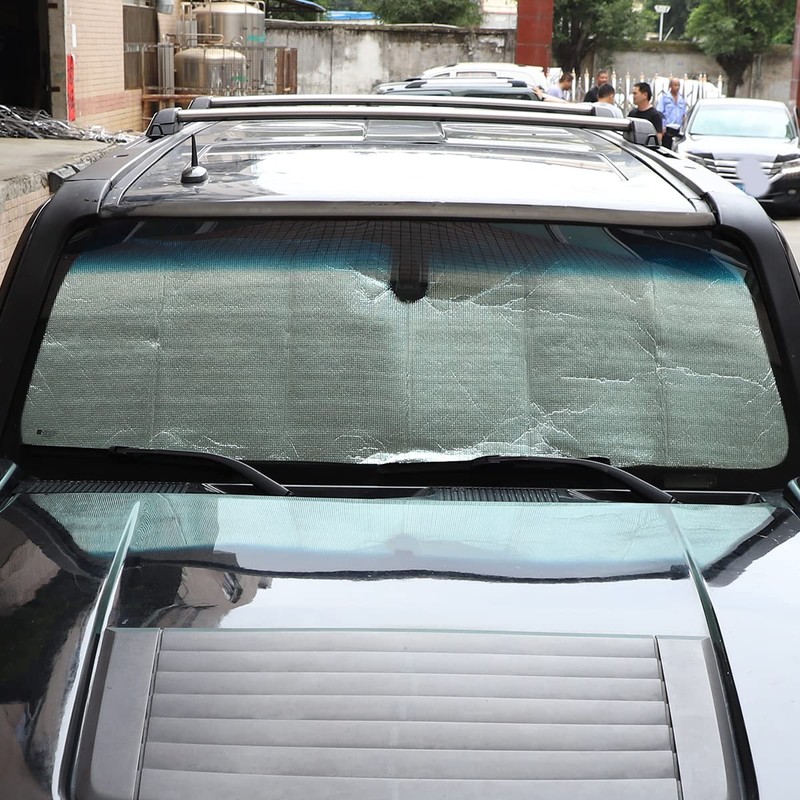 Windshield Sunshade Compatible with Hummer H3 2005-2009, Auto Sun Visor,